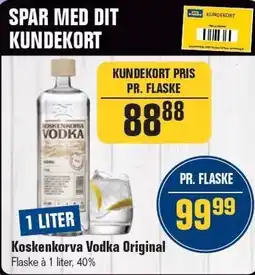 Otto Duborg Koskenkorva Vodka Original tilbud