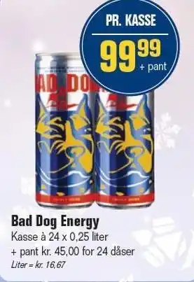 Otto Duborg Bad Dog Energy tilbud