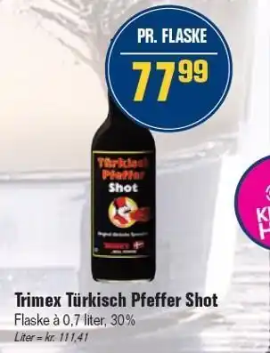 Otto Duborg Trimex Türkisch Pfeffer Shot tilbud