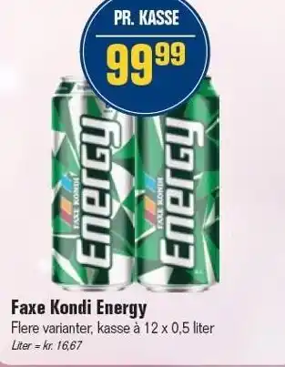 Otto Duborg Faxe Kondi Energy tilbud