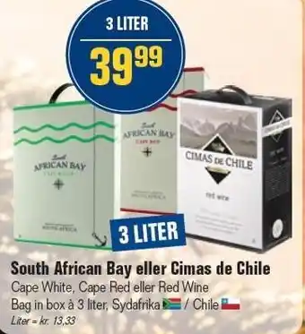 Otto Duborg South African Bay eller Cimas de Chile tilbud