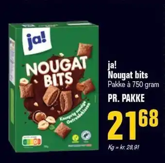 Otto Duborg ja! Nougat bits tilbud