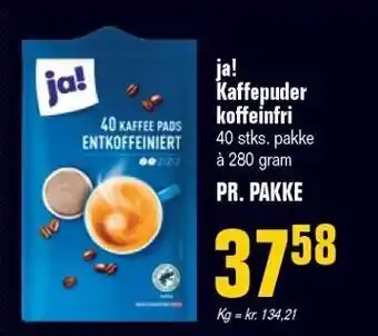 Otto Duborg ja! Kaffepuder koffeinfri tilbud