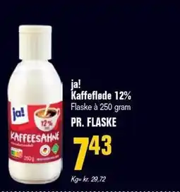 Otto Duborg ja! Kaffefløde 12% tilbud