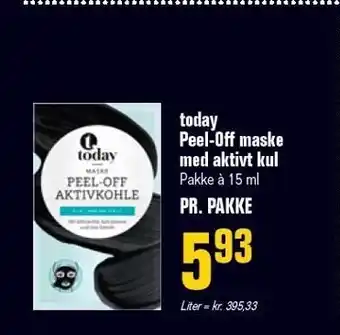 Otto Duborg today Peel-Off maske med aktivt kul tilbud