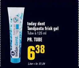 Otto Duborg today dent Tandpasta frisk gel tilbud