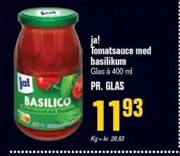 Otto Duborg ja! Tomatsauce med basilikum tilbud