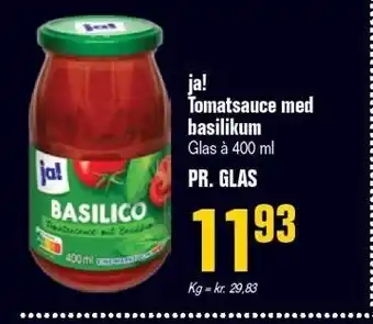 Otto Duborg ja! Tomatsauce med basilikum tilbud