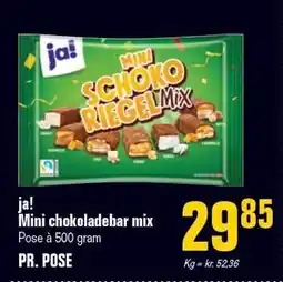 Otto Duborg ja! Mini chokoladebar mix tilbud