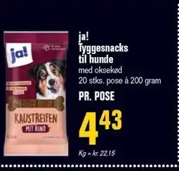 Otto Duborg ja! Tyggesnacks til hunde tilbud