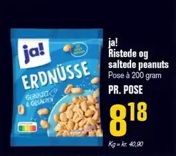 Otto Duborg ja! Ristede og saltede peanuts tilbud