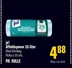 Otto Duborg ja! Affaldsposer 25 liter tilbud