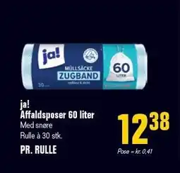 Otto Duborg ja! Affaldsposer 60 liter tilbud