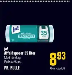 Otto Duborg ja! Affaldsposer 35 liter tilbud