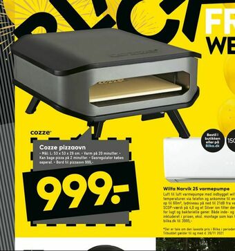 Bilka Cozze pizzaovn tilbud