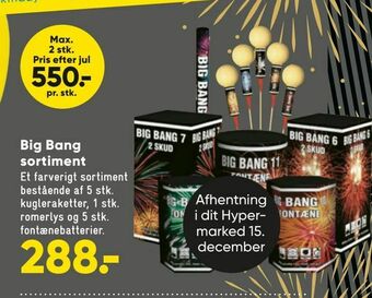 Bilka Big Bang sortiment tilbud
