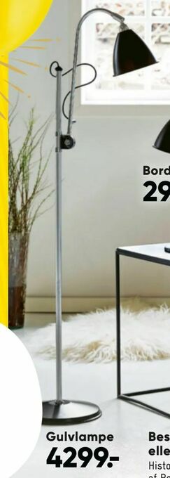 Bilka Gulvlampe tilbud