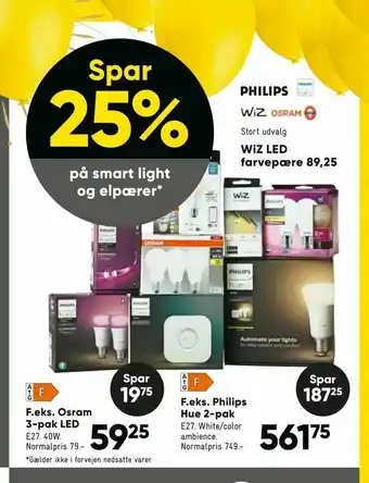 Wiz Led farvepære