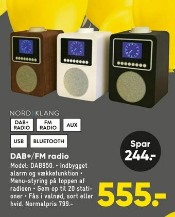 Bilka DAB+/FM radio tilbud