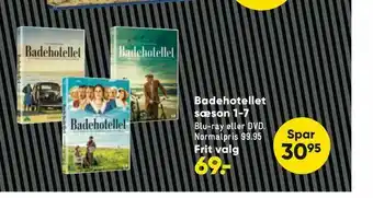 Bilka Badehotellet sæson 1-7 tilbud