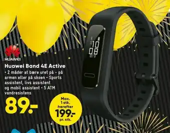 Bilka Huawei Band 4E Active tilbud
