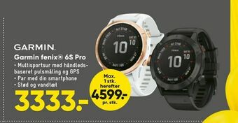 Bilka Garmin fenix® 6S Pro tilbud