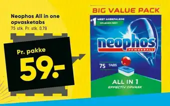 Bilka Neophos All in one opvasketabs tilbud