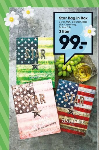 Bilka Star Bag in Box tilbud