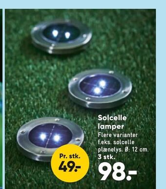 Solcelle lamper