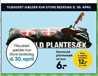 Bilka Danmuld plantesæk tilbud