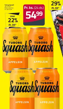 Fleggaard Tuborg Squash tilbud