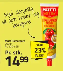 Fleggaard Mutti Tomatpuré tilbud