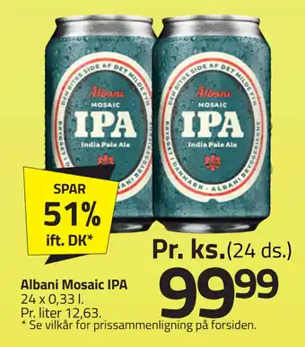 Fleggaard Albani Mosaic IPA tilbud