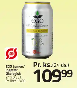 Fleggaard EGO Lemon/ Ingefær Økologisk tilbud