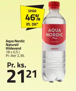 Fleggaard Aqua Nordic Naturell Kildevand tilbud