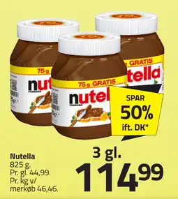 Fleggaard Nutella tilbud