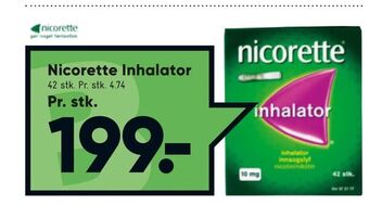 Bilka Nicorette Inhalator tilbud