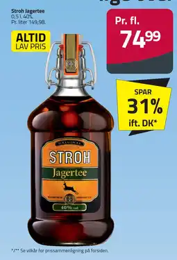 Fleggaard Stroh Jagertee tilbud