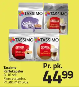 Fleggaard Tassimo Kaffekapsler tilbud