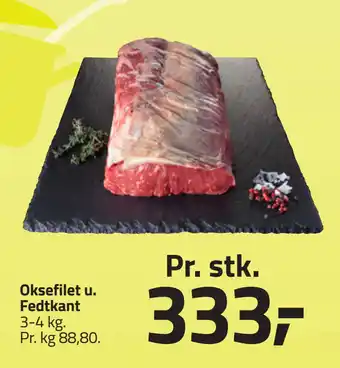 Fleggaard Oksefilet u. Fedtkant tilbud