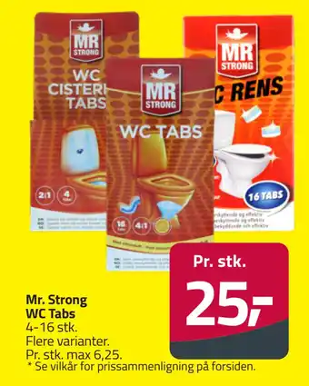 Fleggaard Mr. Strong WC Tabs tilbud