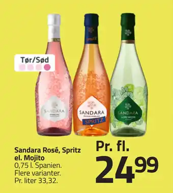 Fleggaard Sandara Rosé, Spritz el. Mojito tilbud