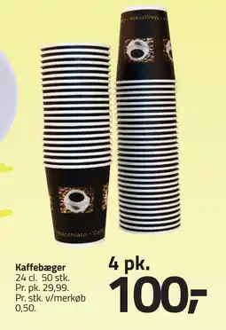 Fleggaard Kaffebæger tilbud