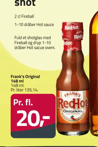 Fleggaard Frank’s Original 148 ml tilbud