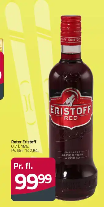 Fleggaard Roter Eristoff tilbud