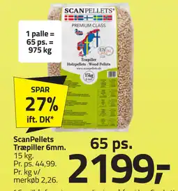 Fleggaard ScanPellets Træpiller 6mm tilbud