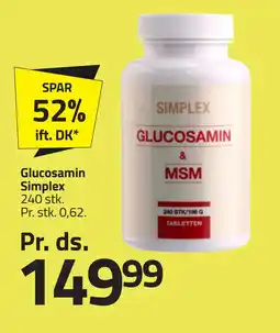 Fleggaard Glucosamin Simplex tilbud