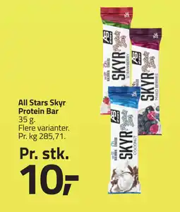 Fleggaard All Stars Skyr Protein Bar tilbud