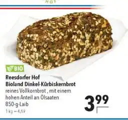 Citti Reesdorfer Hof Bioland Dinkel-Kürbiskernbrot r tilbud