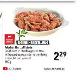 Citti Frisches Brutzelfleisch tilbud